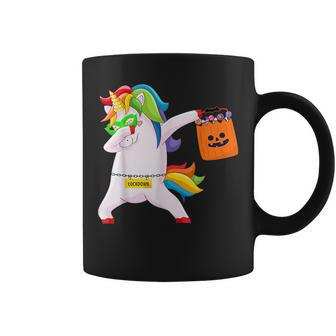 Quarantine Dabbing Unicorn Funny Dab Dance Halloween Gifts Unicorn Funny Gifts Coffee Mug | Mazezy