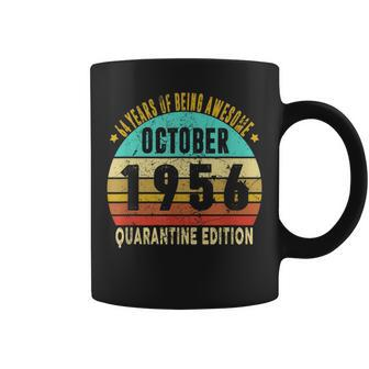 Quarantine Edition October 1956 64Th Birthday Gift Vintage Coffee Mug | Mazezy