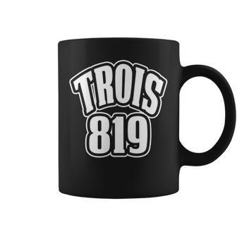 Quebec Canada Trois 819 Area Code Coffee Mug | Mazezy