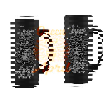 Queen Was Born In April Black History Birthday Junenth Coffee Mug | Mazezy