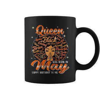 Queen Was Born In May Black History Birthday Junenth Coffee Mug | Mazezy