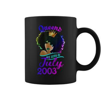 Queens Are Born In July 2003 T 18Th Birthday Gift For Womens Coffee Mug | Mazezy