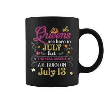 Queens Are Born In July But The Real On 13 13Th Birthday Coffee Mug | Mazezy