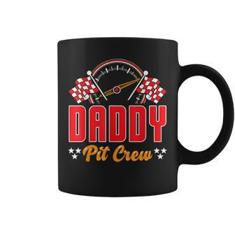 Race Car Birthday Party Matching Family Daddy Pit Crew Coffee Mug | Mazezy DE