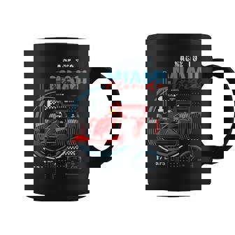 Race To Miami Florida Take A Trip To Miami Car Racing 2023 Florida Gifts & Merchandise Funny Gifts Coffee Mug | Mazezy
