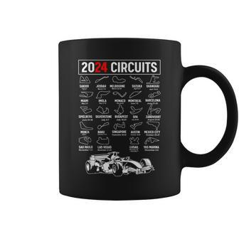 Racing Circuit Track Car Fan Race Lover 2024 Calendar Coffee Mug - Seseable