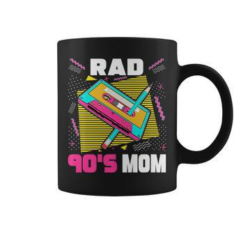 Rad 90S Mom 90S Aesthetic Cassette Tape Mothers Day Retro Gifts For Mom Funny Gifts Coffee Mug | Mazezy