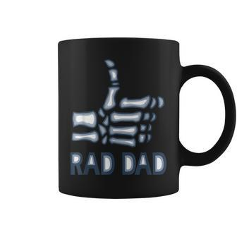 Rad Dad Skeleton Radiology Tech Funny Xray Fathers Day Gift For Mens Coffee Mug | Mazezy AU