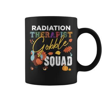 Radiation Therapist Gobble Squad Thanksgiving Matching Coffee Mug - Seseable