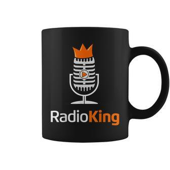 Radio King Microphone Dj Radio Host Anchor Ham Radio Coffee Mug | Mazezy
