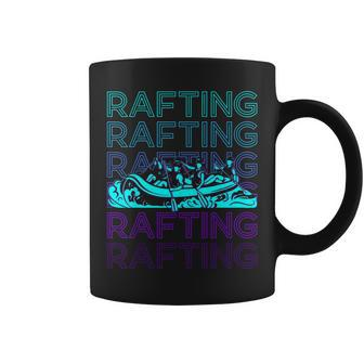 Rafting Whitewater Raft Retro Coffee Mug | Mazezy