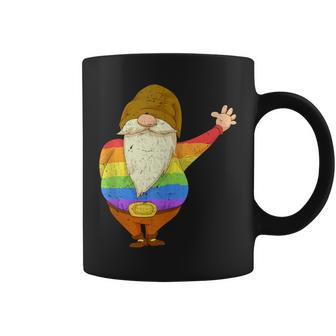 Rainbow Flag Gnome Lgbt Pride Queer Nordic Gnome Coffee Mug | Mazezy