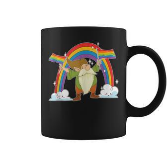 Rainbow Flag Nordic Gnome Lgbt Pride Month Garden Gnome Coffee Mug | Mazezy