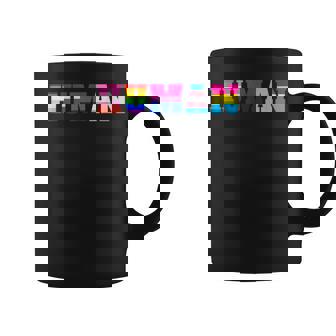 Rainbow Lesbian Human Lgbt Flag Gay Pride Month Transgender Coffee Mug | Mazezy