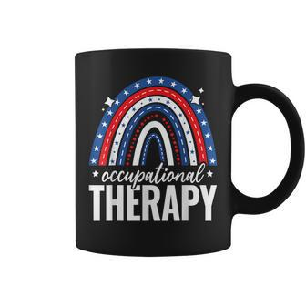 Rainbow Occupational Therapist 4Th Of July Usa America Coffee Mug | Mazezy