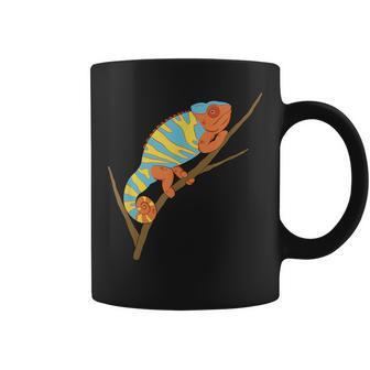 Rainbow Panther Chameleon Reptile Lover For A Herpetologist Coffee Mug | Mazezy