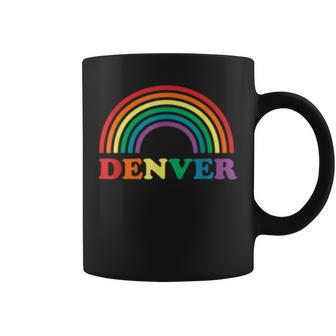 Rainbow Pride Gay Lgbt Denver Colorado Co Coffee Mug | Mazezy