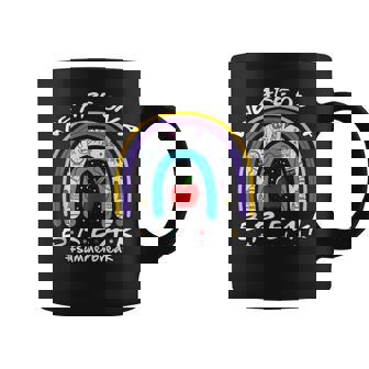 Rainbow We Are On A Break Teacher Off Duty Summer Day Coffee Mug | Mazezy