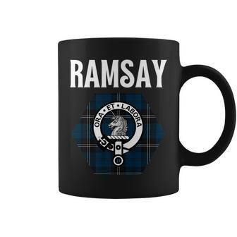 Ramsay Clan Scottish Name Coat Of Arms Tartan Coffee Mug | Mazezy