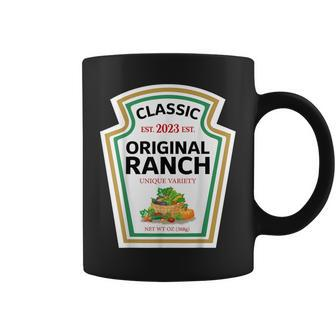Ranch Sauce Green Salad Dressing Halloween Costume Matching Coffee Mug - Monsterry CA