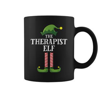 Therapist Elf Matching Family Group Christmas Party Coffee Mug - Monsterry CA