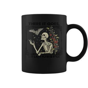 There It Goes My Last Flying F Skeletons Halloween Coffee Mug - Thegiftio UK