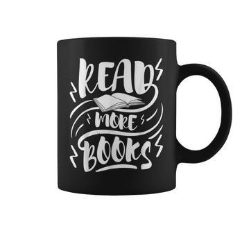 Read More Books - Reader Book Lover Reading Teacher Bookworm Coffee Mug - Thegiftio UK