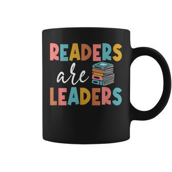 Readers Are Leaders Boho Leopard Book Lover Back To School Coffee Mug | Mazezy
