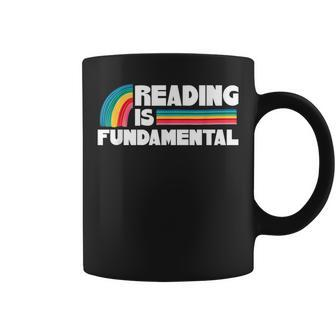 Reading Is Fundamental For Teacher Bookworm Reader Men Women Coffee Mug - Monsterry AU