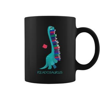 Readosaurus Dinosaur | Books Library Reading Lovers Reading Funny Designs Funny Gifts Coffee Mug | Mazezy