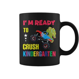 I Am Ready To Crush Kindergarten Bigfoot Back To School Coffee Mug | Mazezy DE