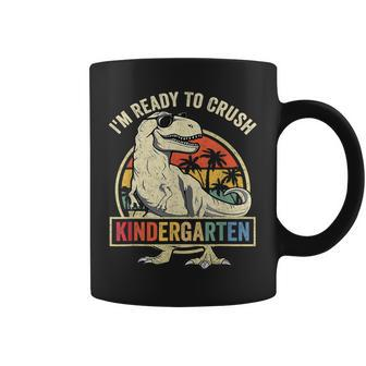 Im Ready To Crush Kindergarten Dinosaur Boys Back To School Coffee Mug | Mazezy