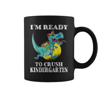 Im Ready To Crush Kindergarten Trex Dinosaur Back To School Coffee Mug | Mazezy