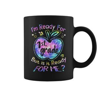 Ready For 1St Grade Tie Dye Back To School Hello First Grade Coffee Mug - Thegiftio UK
