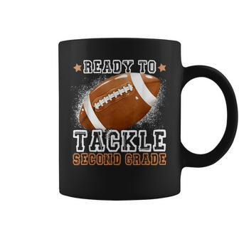 Ready To Tackle 2Nd Grade Football Second First Day School Coffee Mug - Seseable
