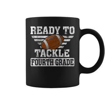 Ready To Tackle Fourth Grade Football First Day Of School Coffee Mug | Mazezy