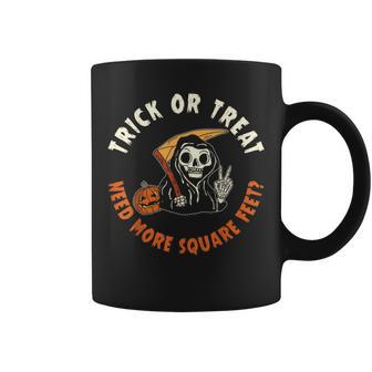Real Estate Agent Halloween Trick Or Treat Need More Square Coffee Mug | Mazezy UK