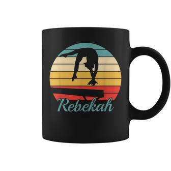Rebekah Name Gift Personalized Gymnastics Coffee Mug | Mazezy