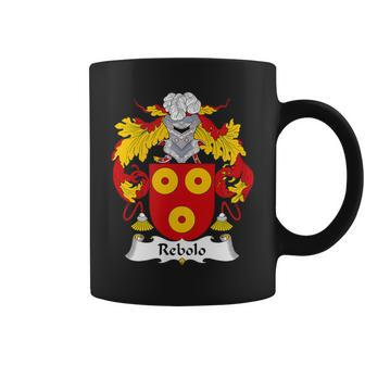 Rebolo Coat Of Arms Family Crest Coffee Mug | Mazezy