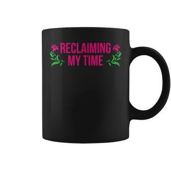 Reclaiming My Time Auntie Maxine Waters Quote Political Coffee Mug | Mazezy UK