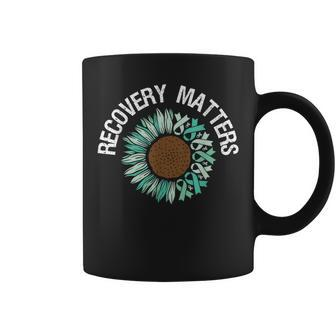 Recovery Matters - Sobriety Anniversary Sober Aa Na Coffee Mug - Seseable