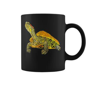 Red-Eared Slider Turtle For Turtle Lovers Coffee Mug | Mazezy