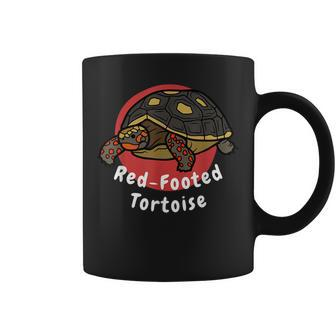Red-Footed Tortoise Pet Tortoise Coffee Mug | Mazezy