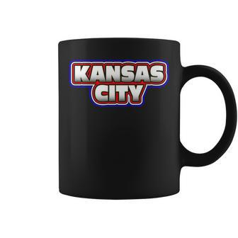 Red White And Blue Kc Pride - Patriotic Kingdom Kansas City Coffee Mug | Mazezy