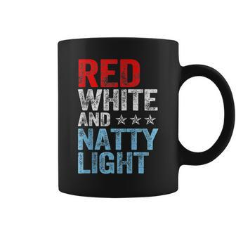 Red White & Natty-Light Red White Blue 4Th Of July Patriotic Coffee Mug | Mazezy