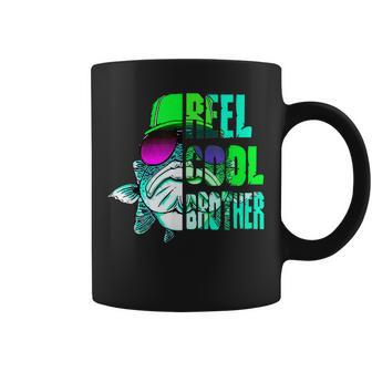Reel Cool Brother Fishing For Dad Grandpa Fathers Day Gift For Mens Coffee Mug | Mazezy