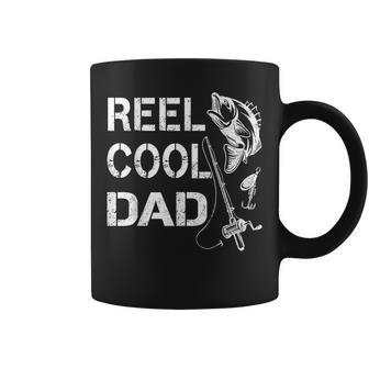 Reel Cool Dad Fishing Daddy Fathers Day Gift Coffee Mug | Mazezy