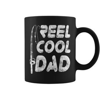 Reel Cool Dad Great Fishing Fathers Day Idea Coffee Mug | Mazezy