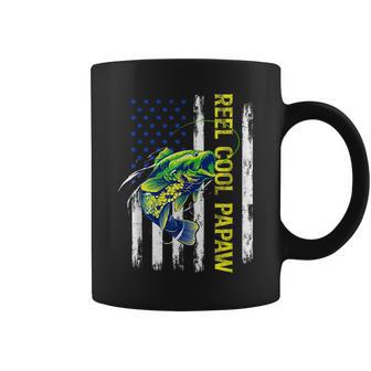 Reel Cool Papaw Fishing Gifts Fathers Day Fisherman Fish Coffee Mug - Seseable