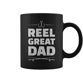 Reel Great Dad Fishing For Fisherman Father Coffee Mug | Mazezy